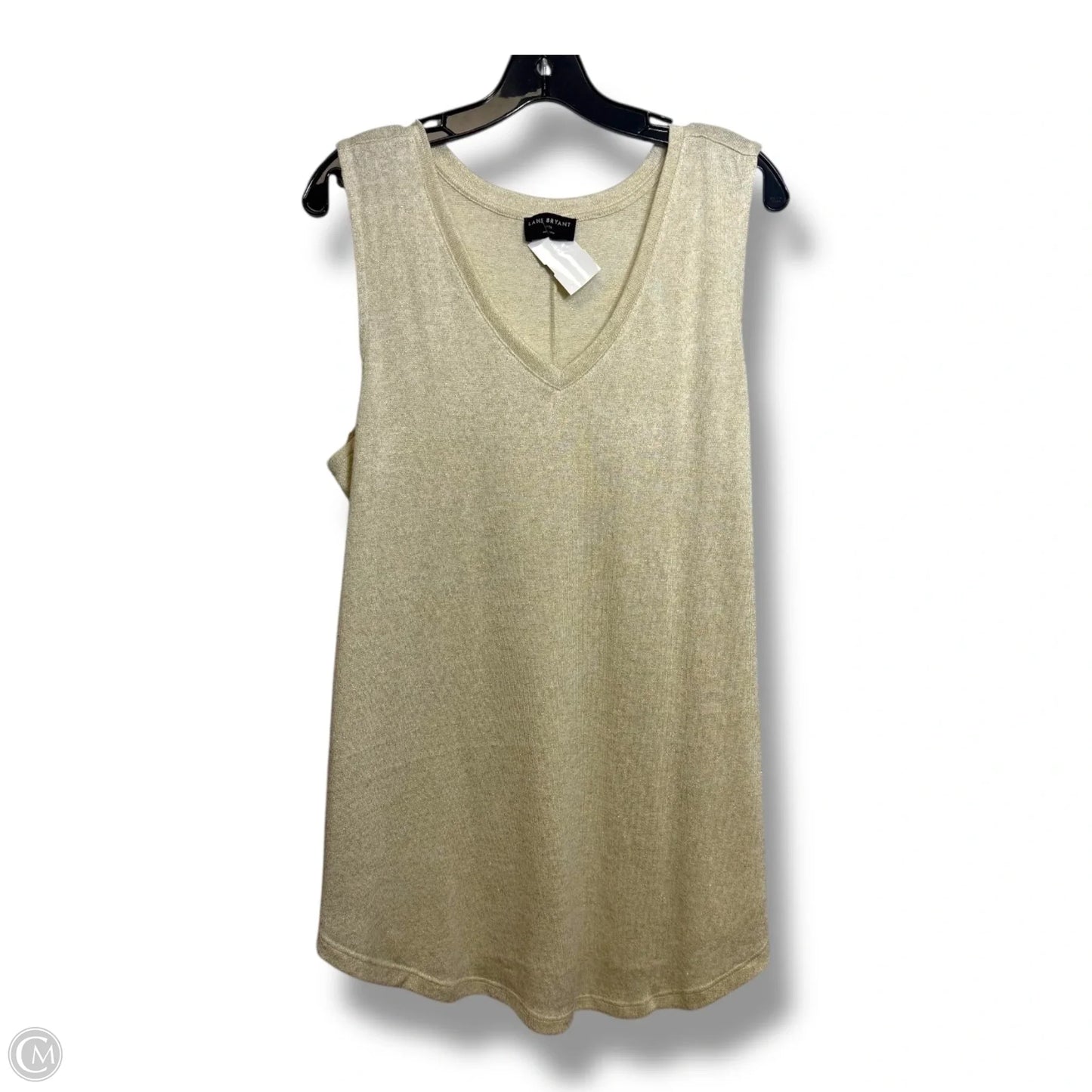 Cardigan By Lane Bryant In Gold, Size: 14