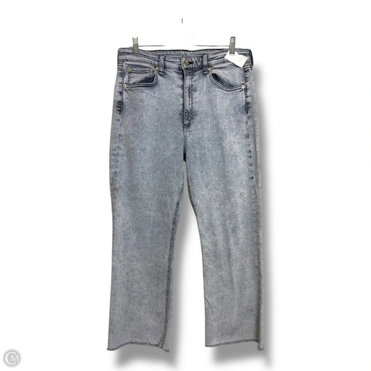 Jeans Wide Leg By Rag & Bones Jeans In Grey, Size: 10
