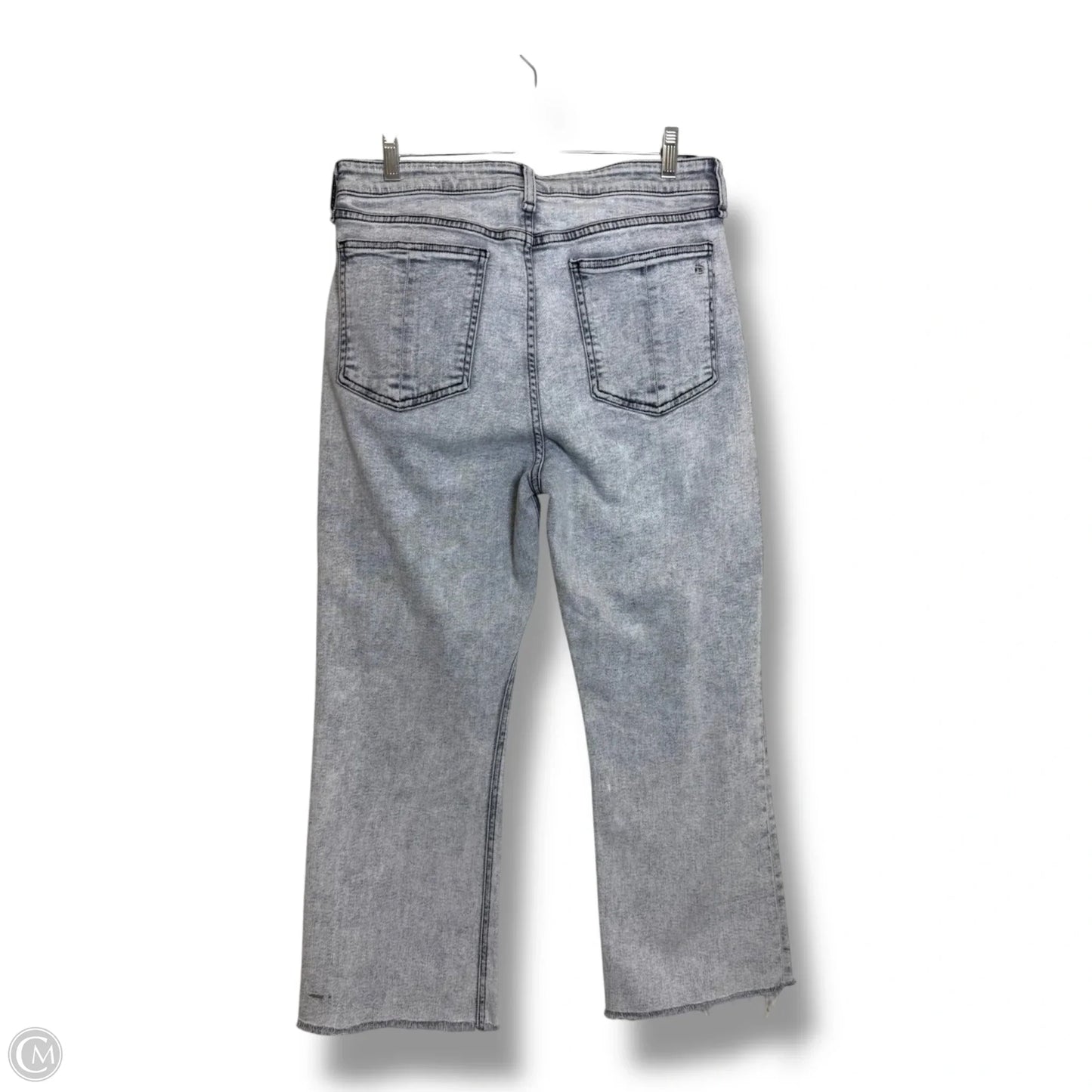 Jeans Wide Leg By Rag & Bones Jeans In Grey, Size: 10