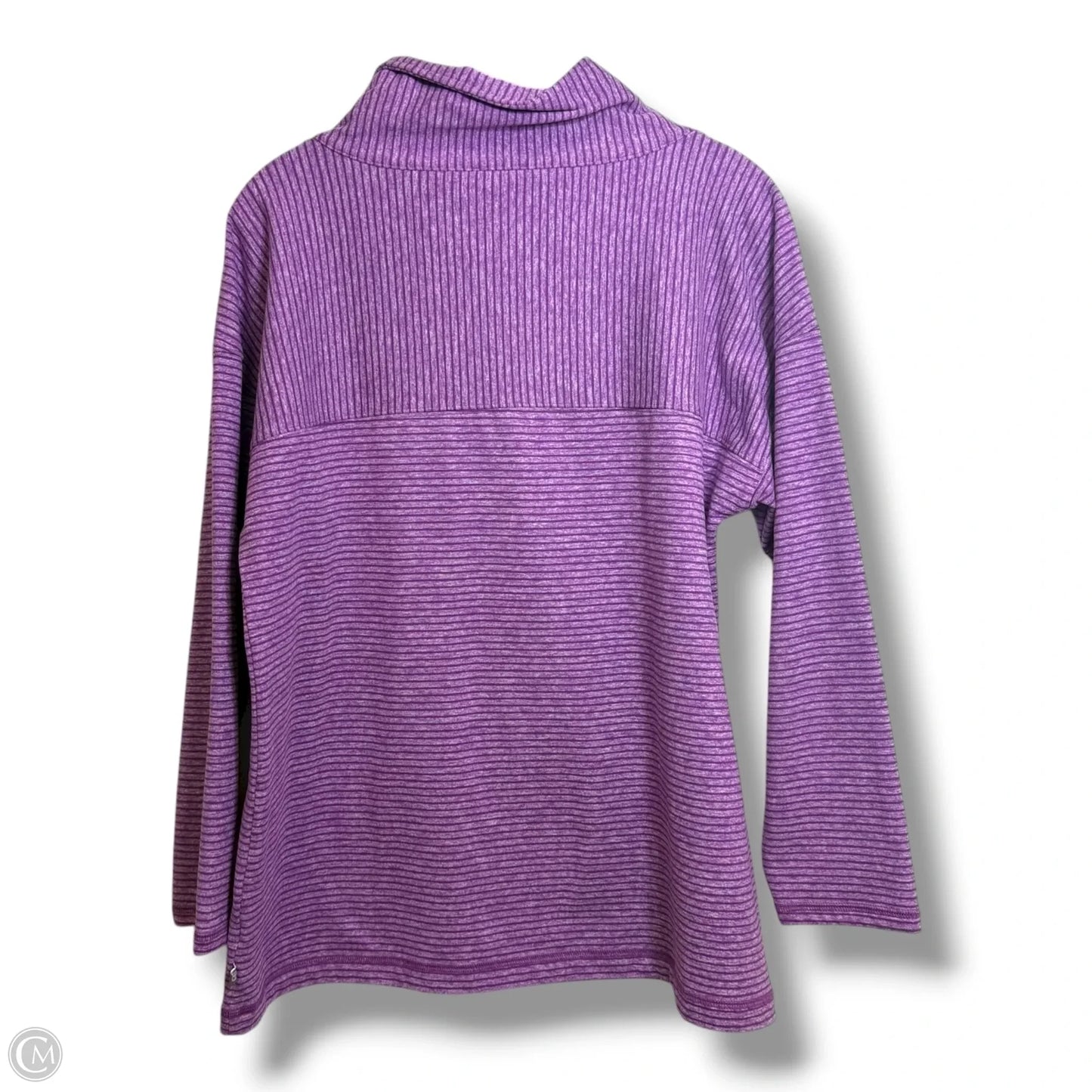 Top Long Sleeve By Talbots In Purple, Size: L