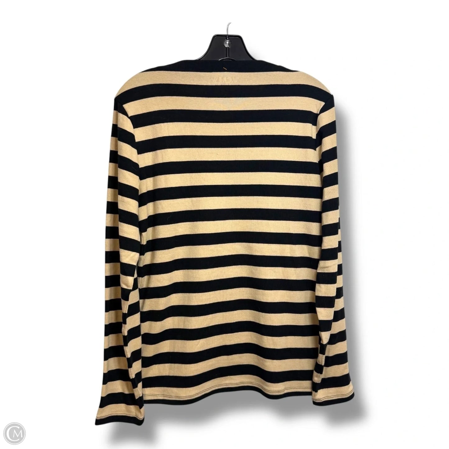 Top Long Sleeve By J. Crew In Striped Pattern, Size: L