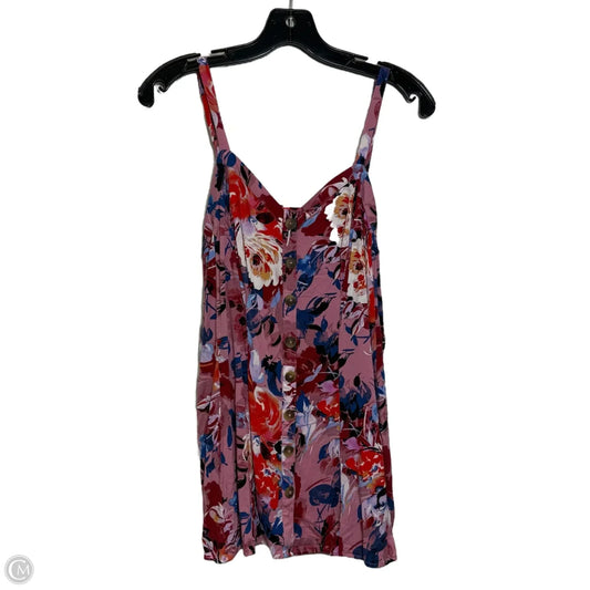 Top Sleeveless By Torrid In Floral Print, Size: M