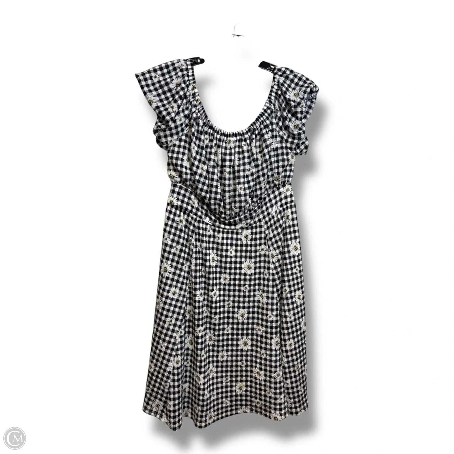 Dress Casual Short By Torrid In Black & White, Size: M
