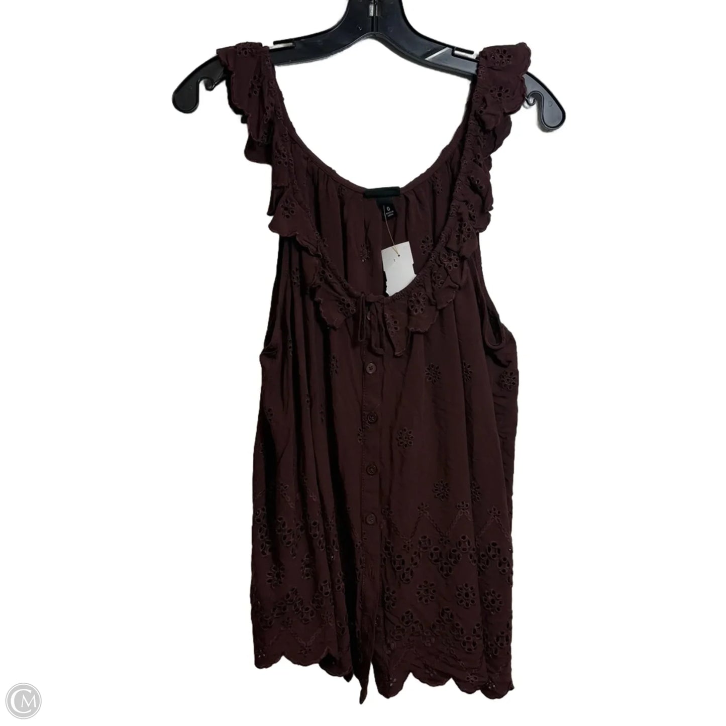 Top Sleeveless By Torrid In Brown, Size: L