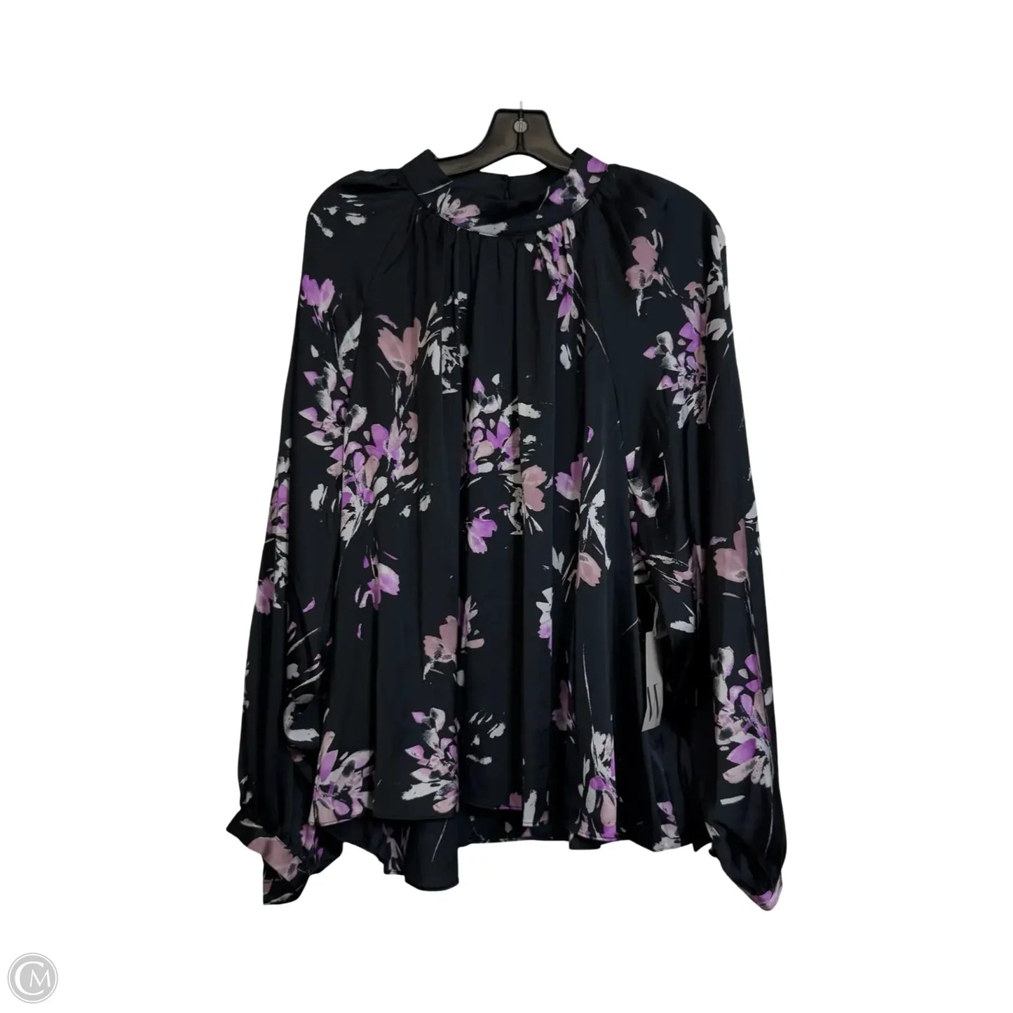 Top Long Sleeve By Worthington In Black, Size: 2x