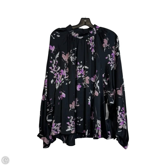 Top Long Sleeve By Worthington In Black, Size: 2x