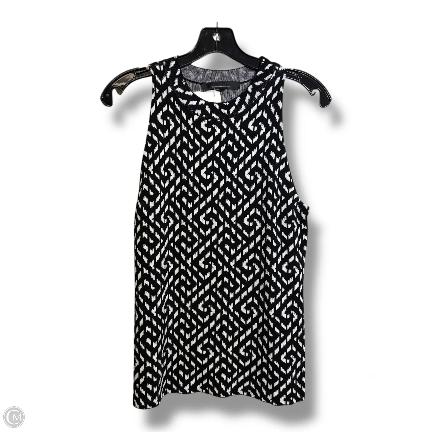 Top Sleeveless By White House Black Market In Black & White, Size: M