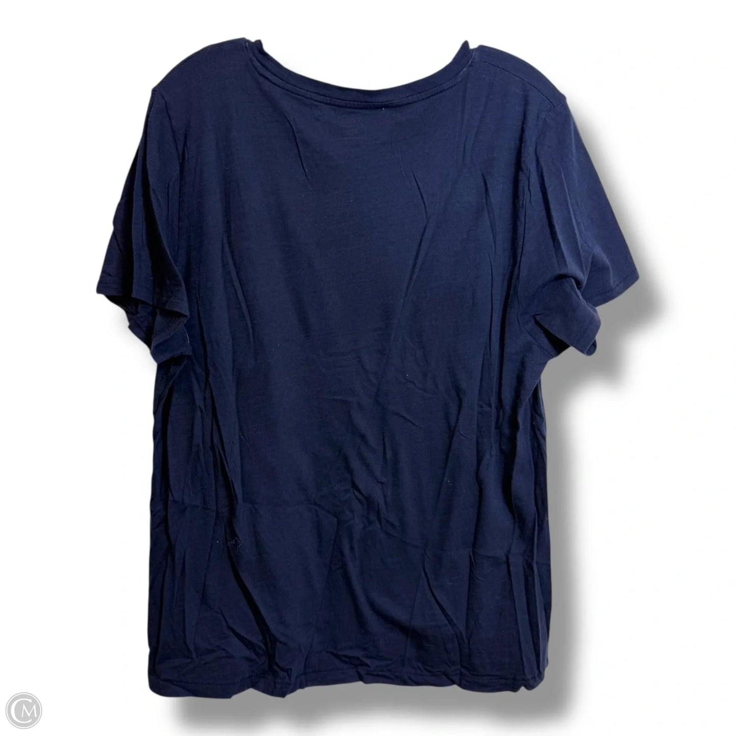 Top Short Sleeve Basic By J. Crew In Navy, Size: Xl