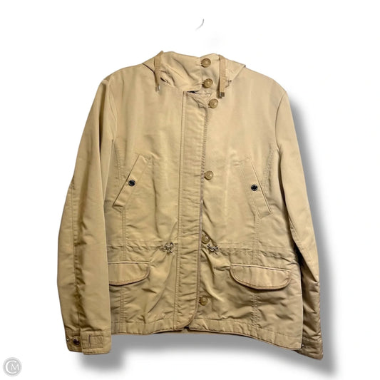 Jacket Windbreaker By Massimo Dutti In Tan, Size: Xl