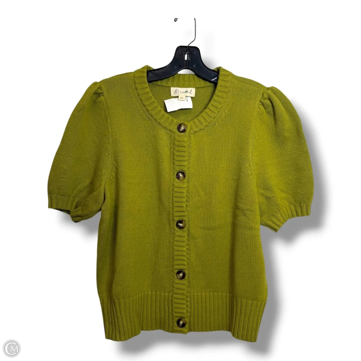 Top Short Sleeve By Marled In Green, Size: M