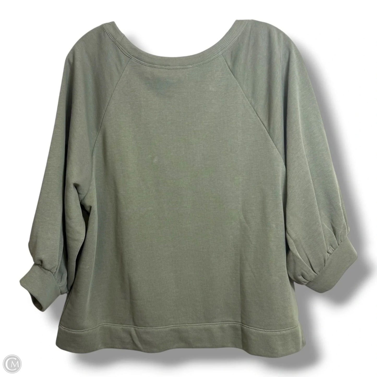 Top Long Sleeve By Loft In Green, Size: L