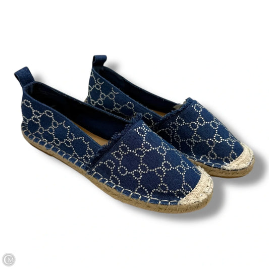 Shoes Flats By Rouge In Blue, Size: 10