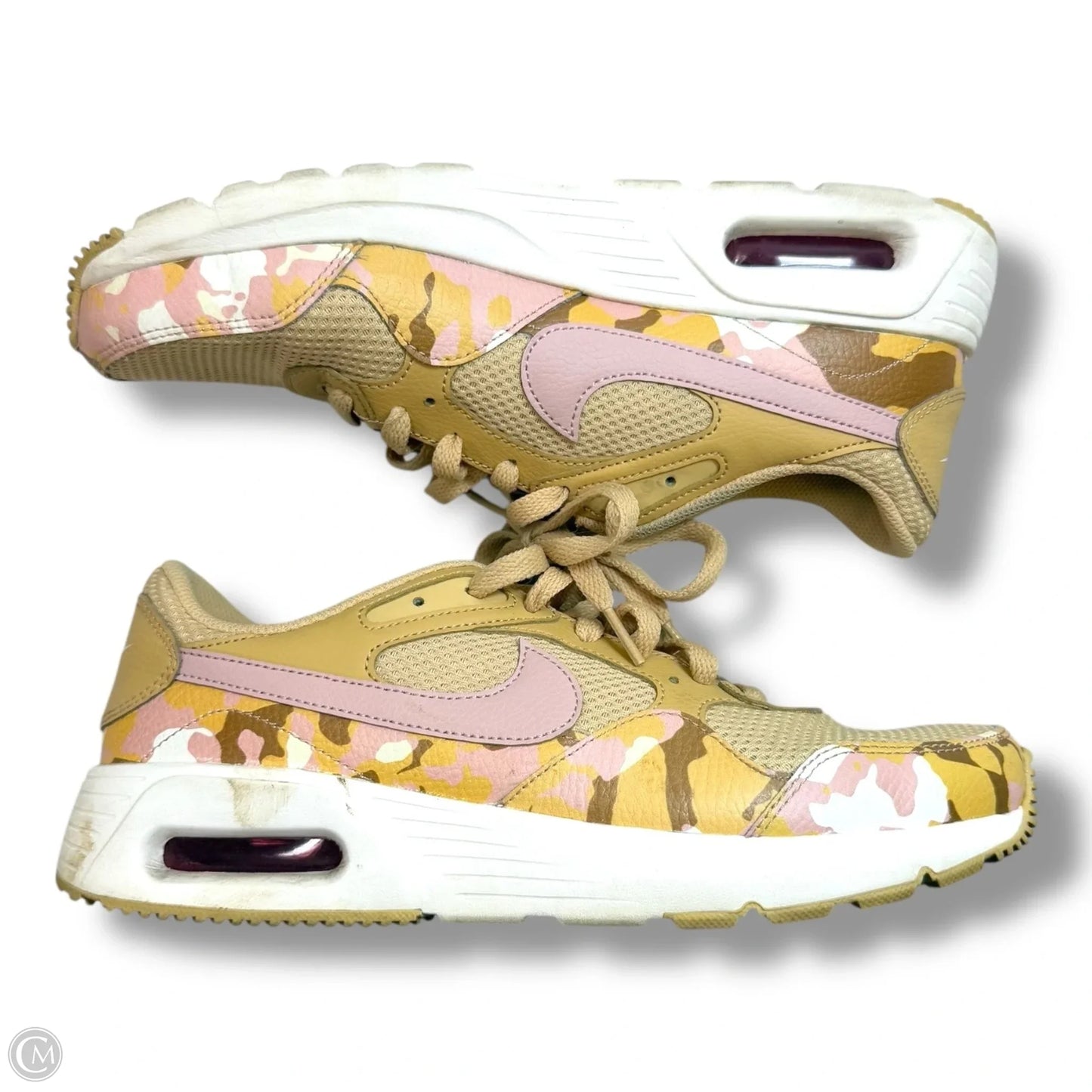 Shoes Sneakers By Nike Apparel In Tan, Size: 9.5