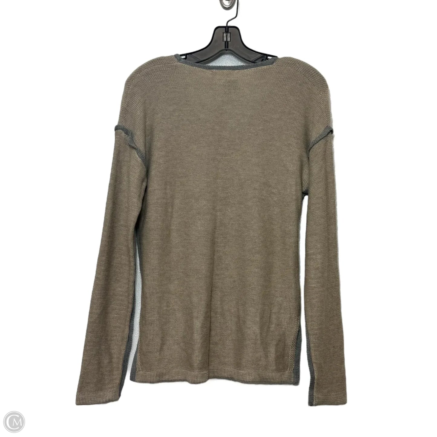 Top Long Sleeve By Mystree In Tan, Size: S