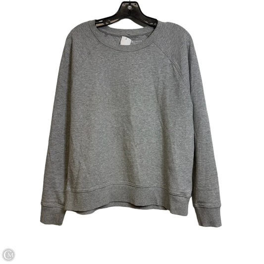 Top Long Sleeve Basic By Athleta In Grey, Size: M