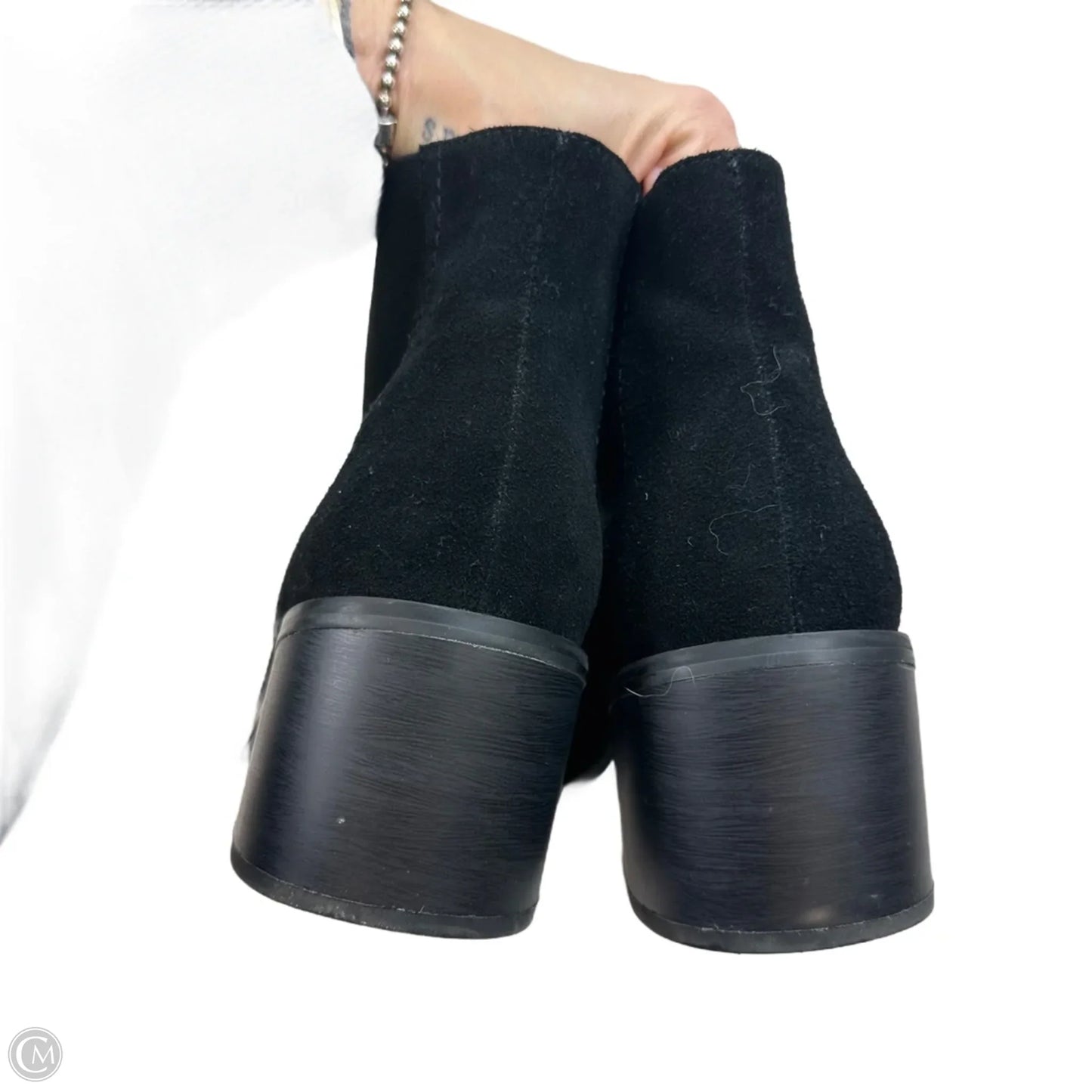 Boots Ankle Flats By Splendid In Black, Size: 9.5