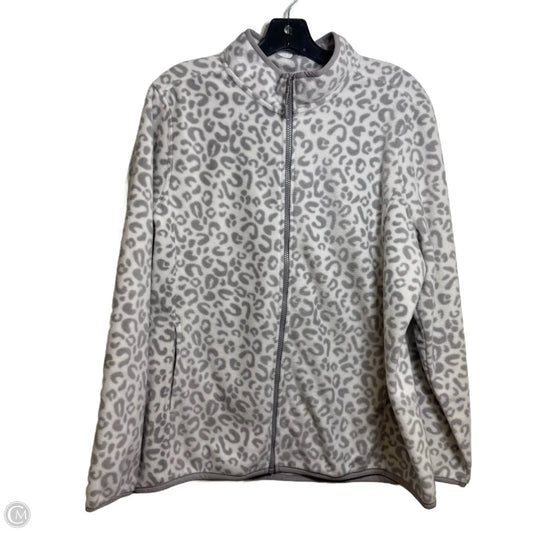 Athletic Sweatshirt Crewneck By 32 Degrees In Animal Print, Size: Xl