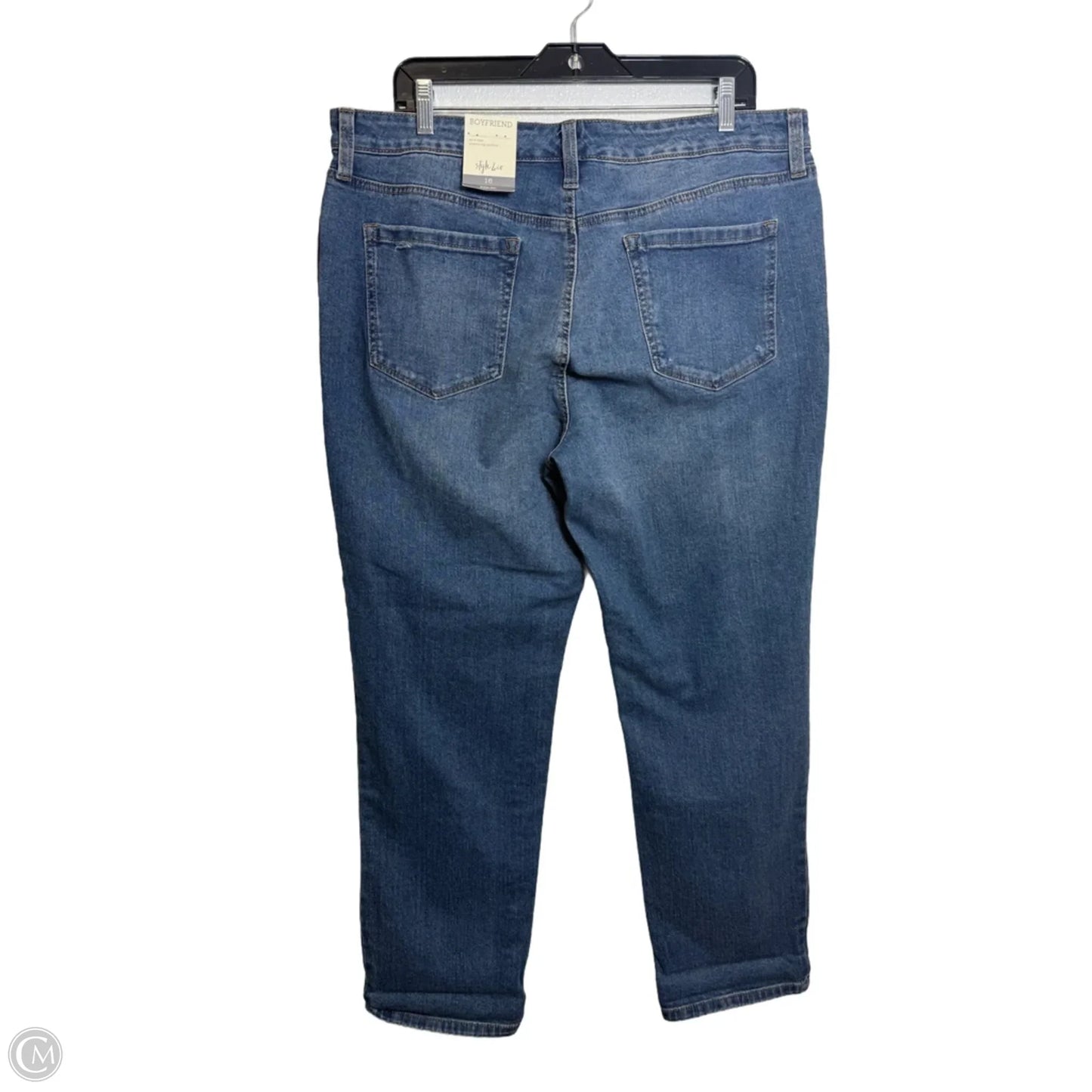 Jeans Boot Cut By Style And Company In Blue Denim, Size: 16