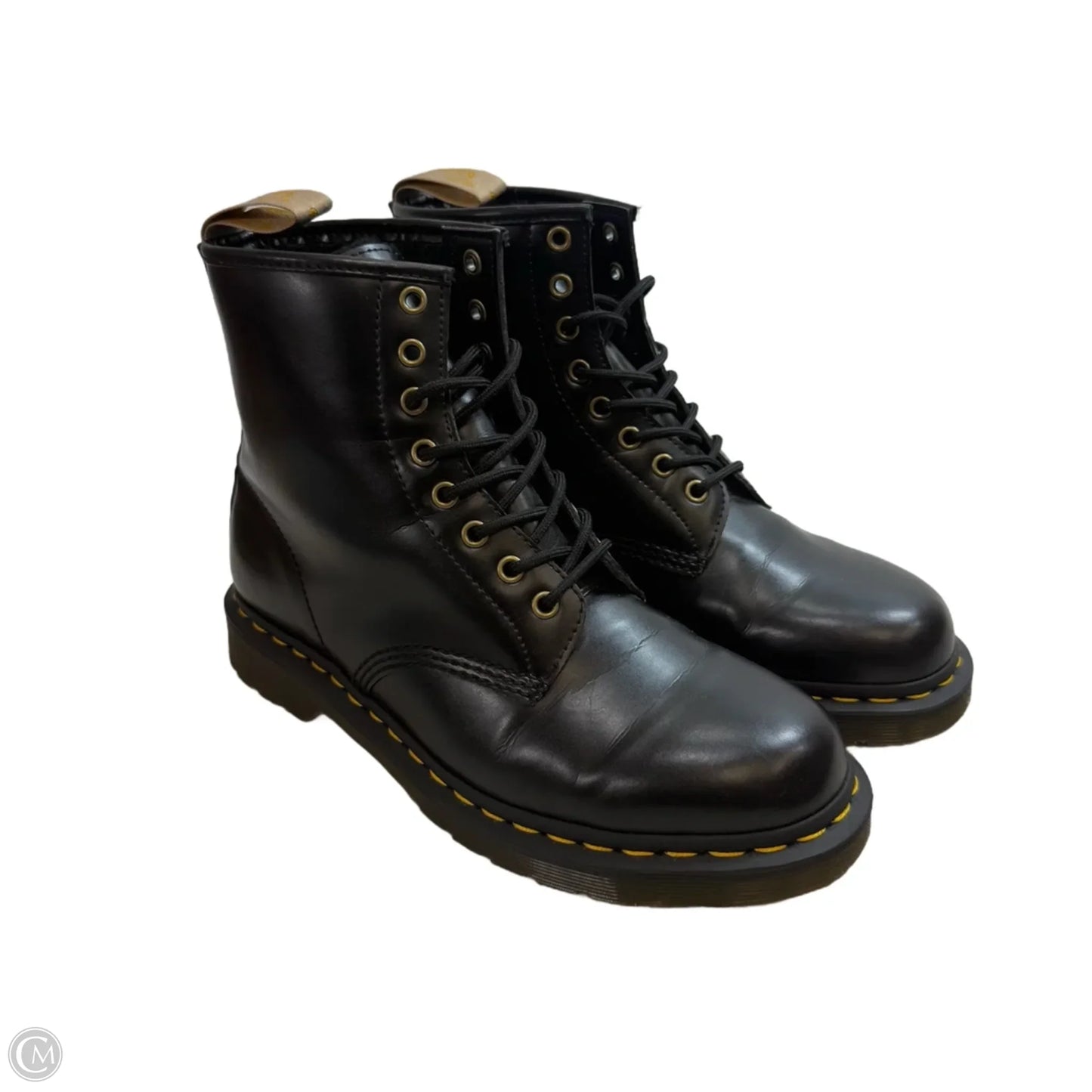 Boots Ankle Flats By Dr Martens In Black, Size: 10