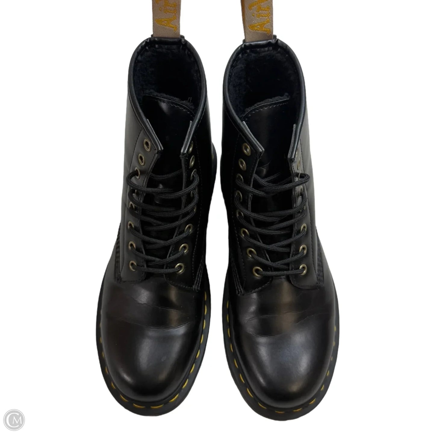 Boots Ankle Flats By Dr Martens In Black, Size: 10