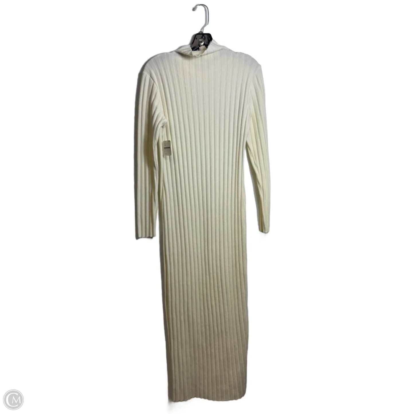 Dress Casual Maxi By Free People In Cream, Size: L