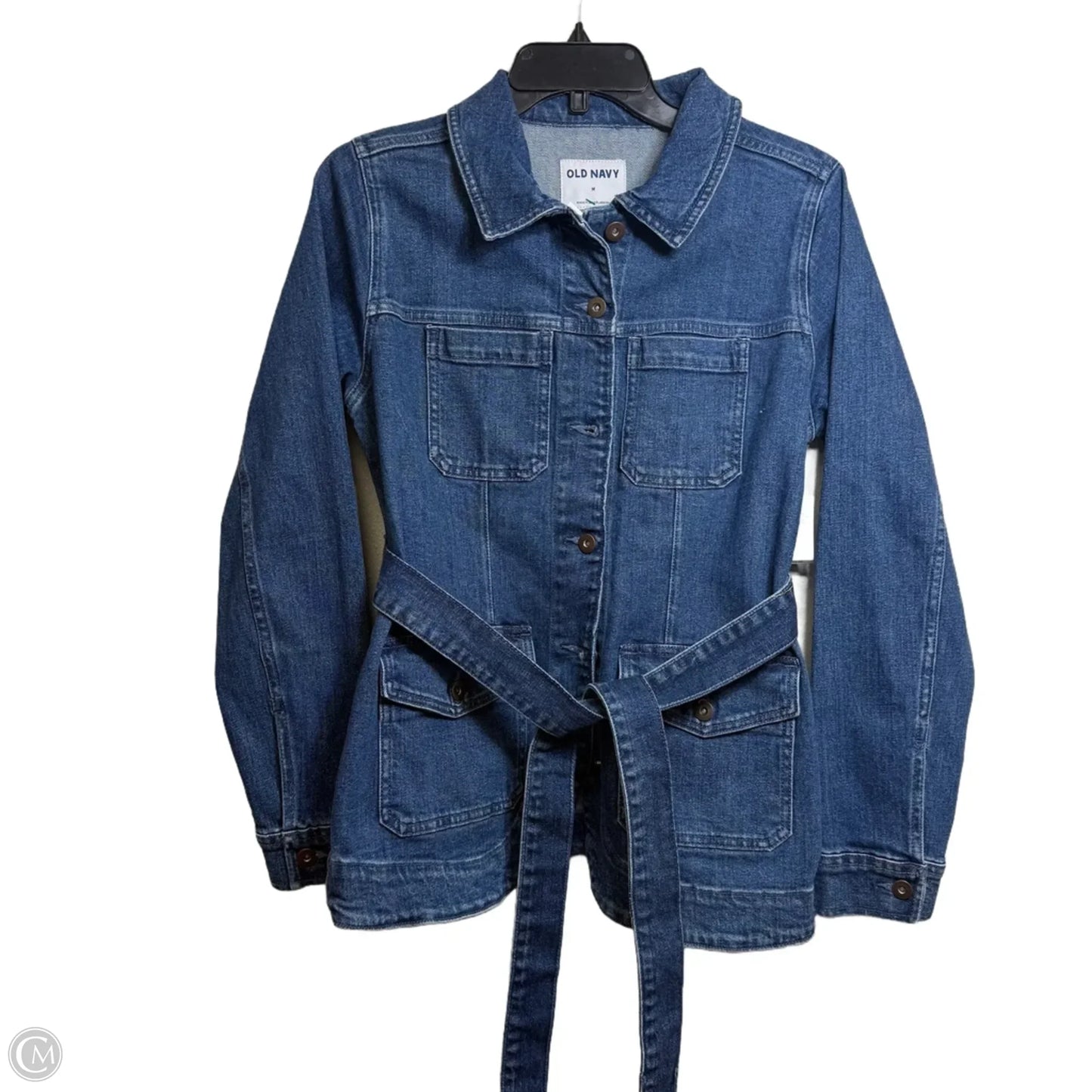 Jacket Denim By Old Navy In Blue Denim, Size: M