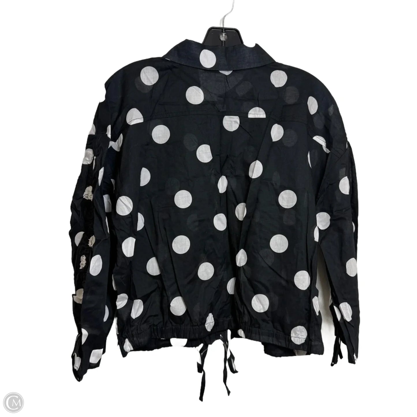 Top 3/4 Sleeve By Marc New York In Polkadot Pattern, Size: L