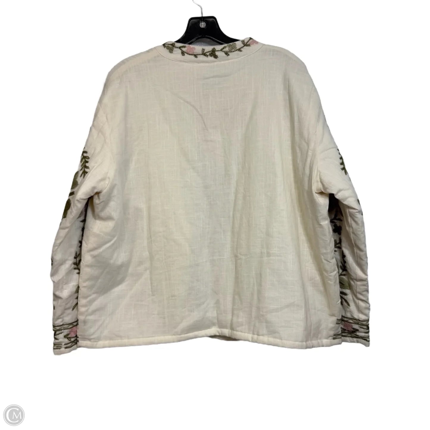 Cardigan By Polagram In Floral Print, Size: L