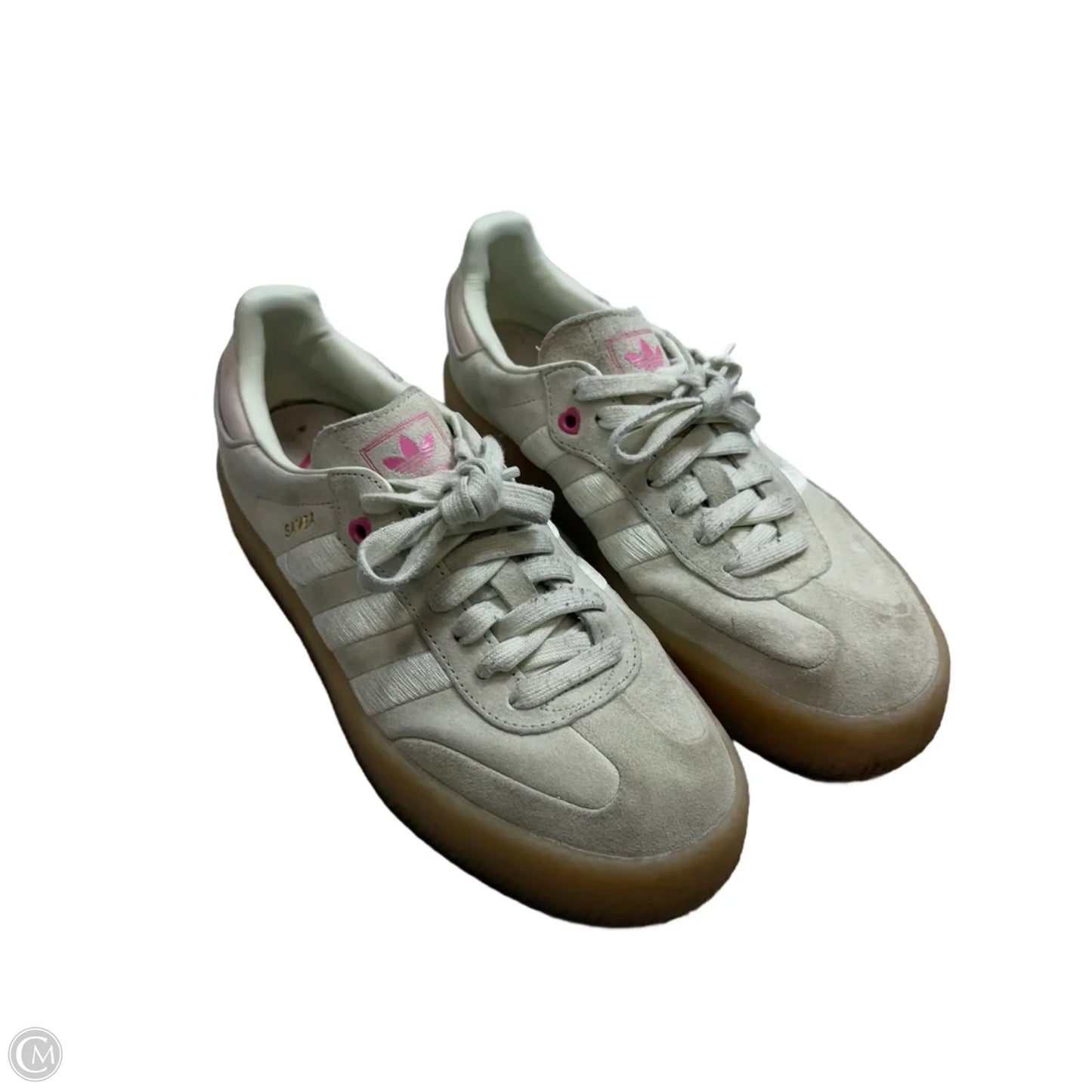 Valentine’s Day Sambas Shoes Flats By Adidas In White, Size: 8