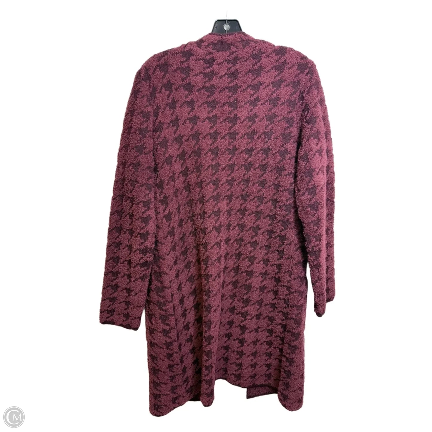Cardigan By Nine West Apparel In Maroon, Size: S
