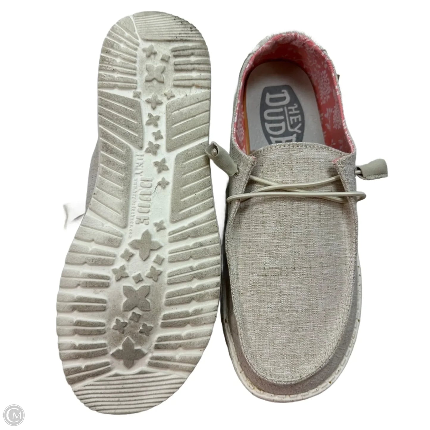 Shoes Flats By Hey Dude In Tan, Size: 8