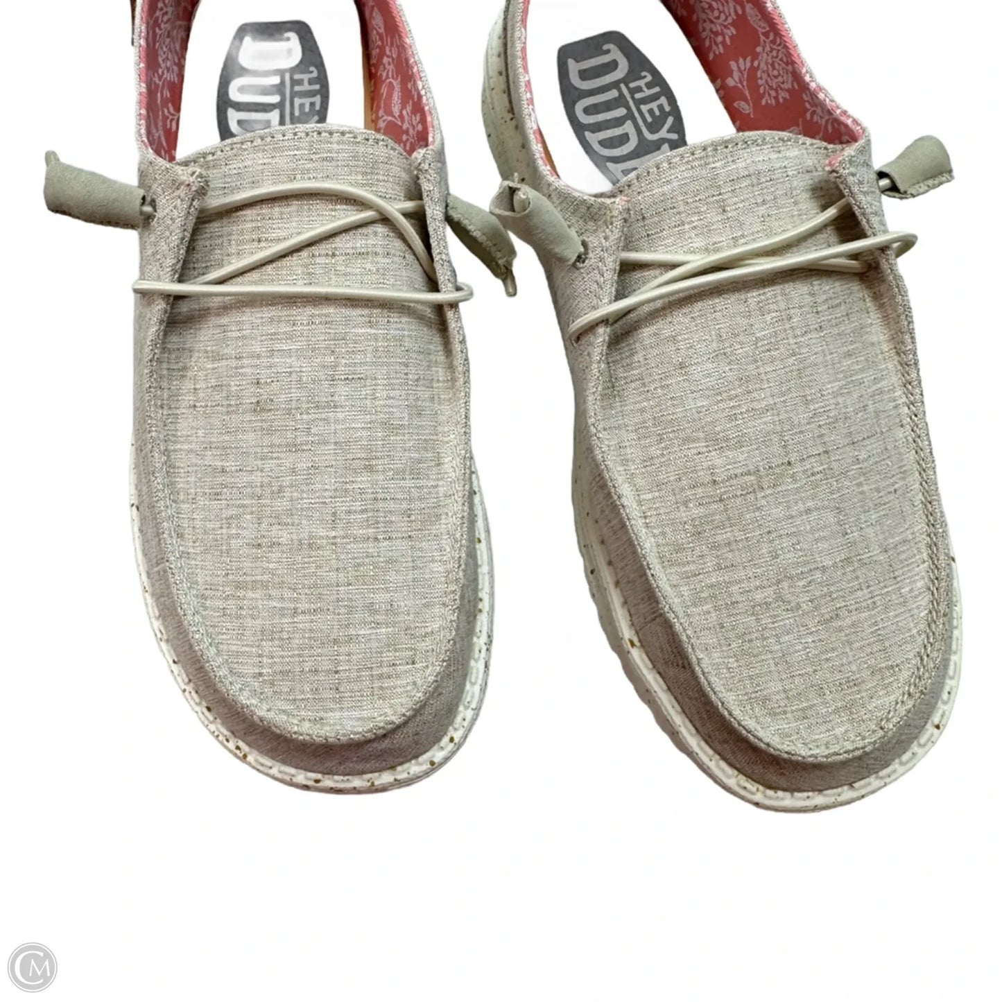 Shoes Flats By Hey Dude In Tan, Size: 8