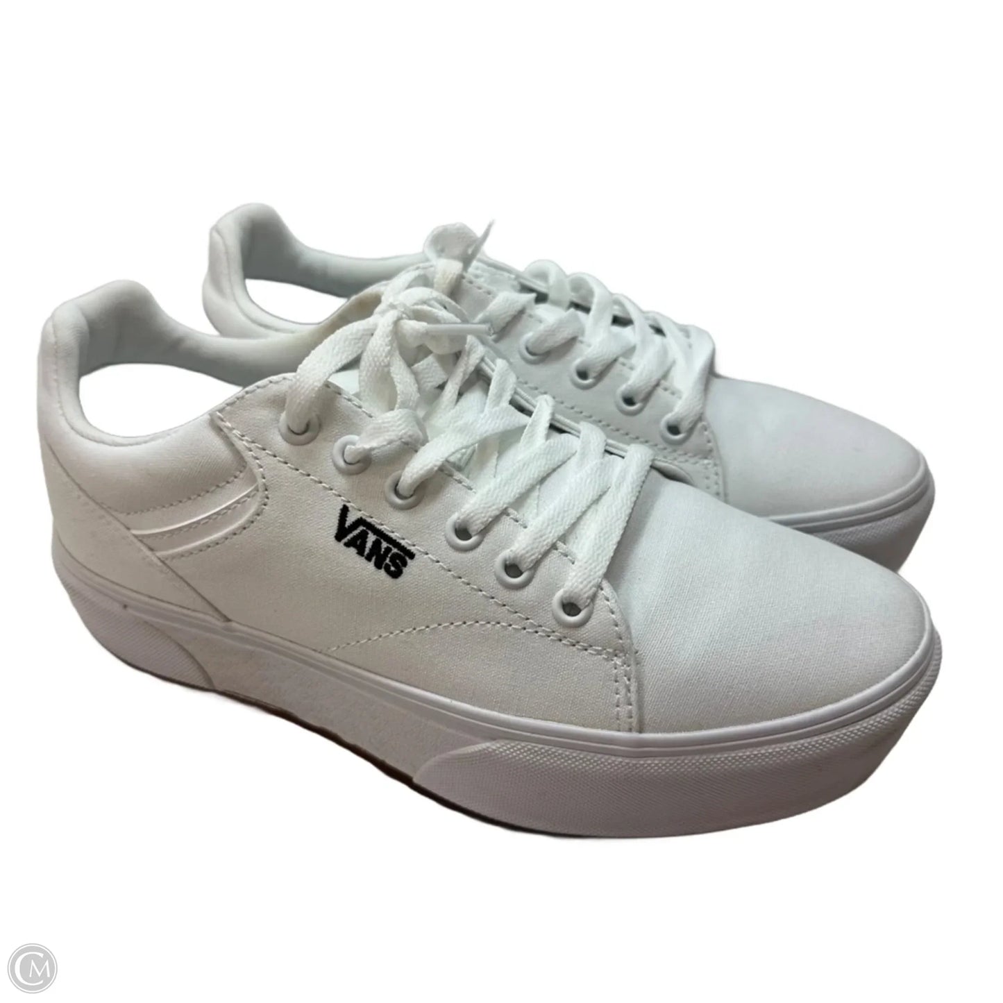 Shoes Sneakers By Vans In White, Size: 8.5