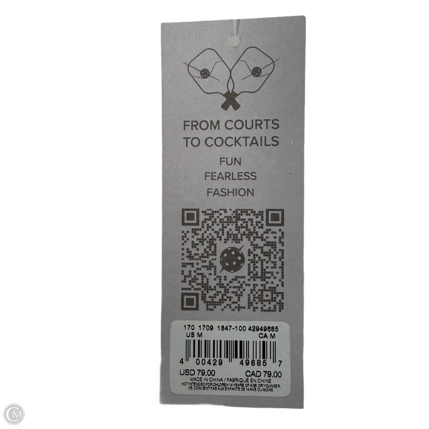 Athletic Dress By Clothes Mentor In White, Size: M