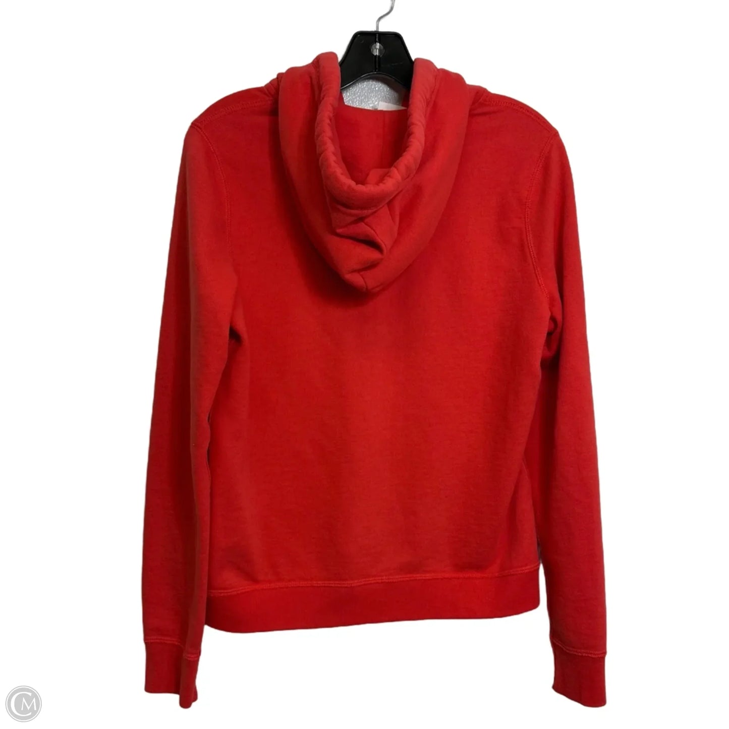 Sweatshirt Hoodie By Abercrombie And Fitch In Orange, Size: L