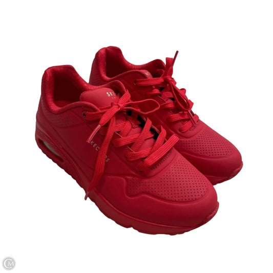 Shoes Sneakers By Skechers In Red, Size: 6.5