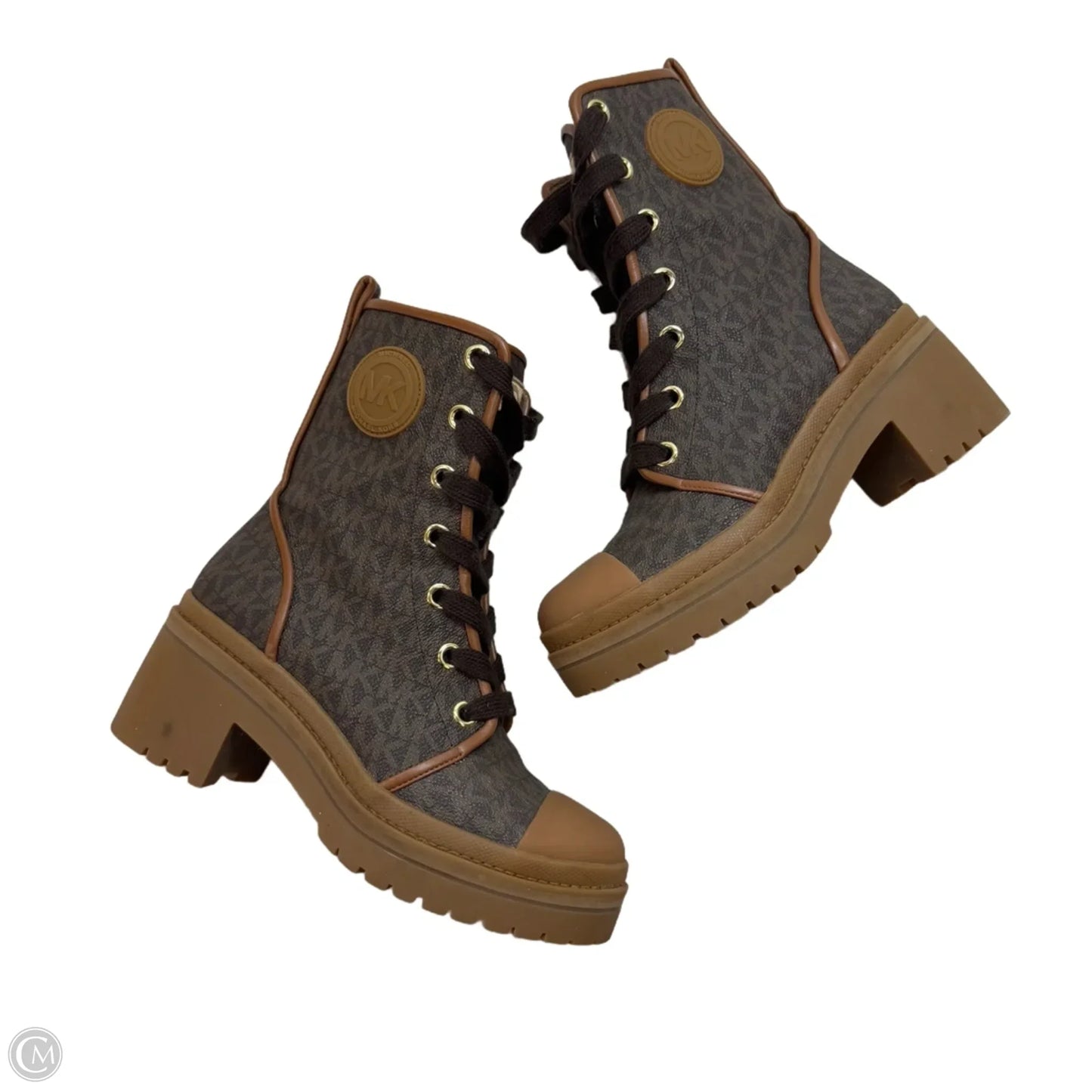 Boots Designer By Michael Kors In Brown, Size: 5