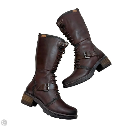 Boots Ankle Flats By Pikolinos In Brown, Size: 6