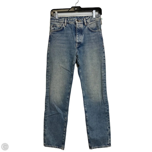 Jeans Boot Cut By Massimo Dutti In Blue Denim, Size: 2