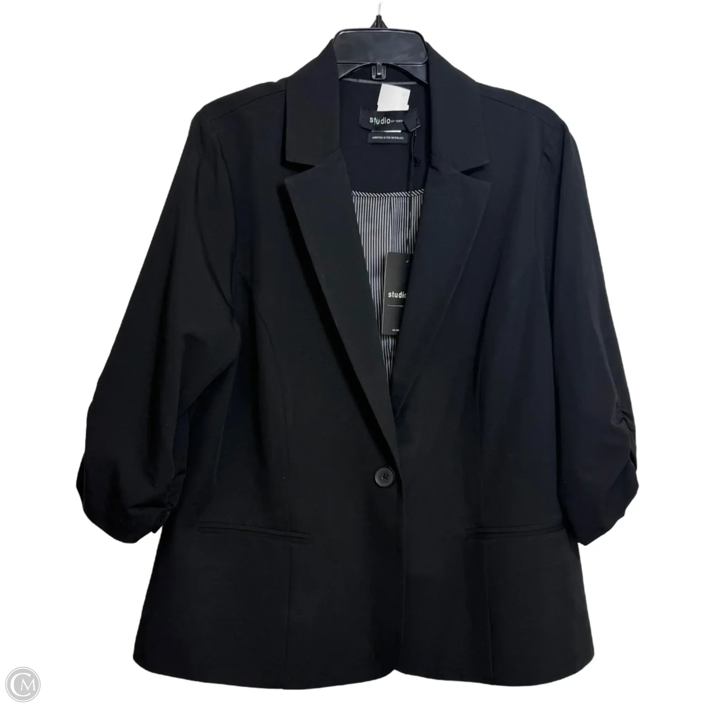 Blazer By Torrid In Black, Size: 2x