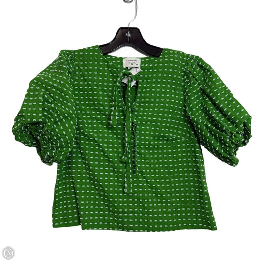 Top Short Sleeve By Target-designer In Green, Size: Xxs