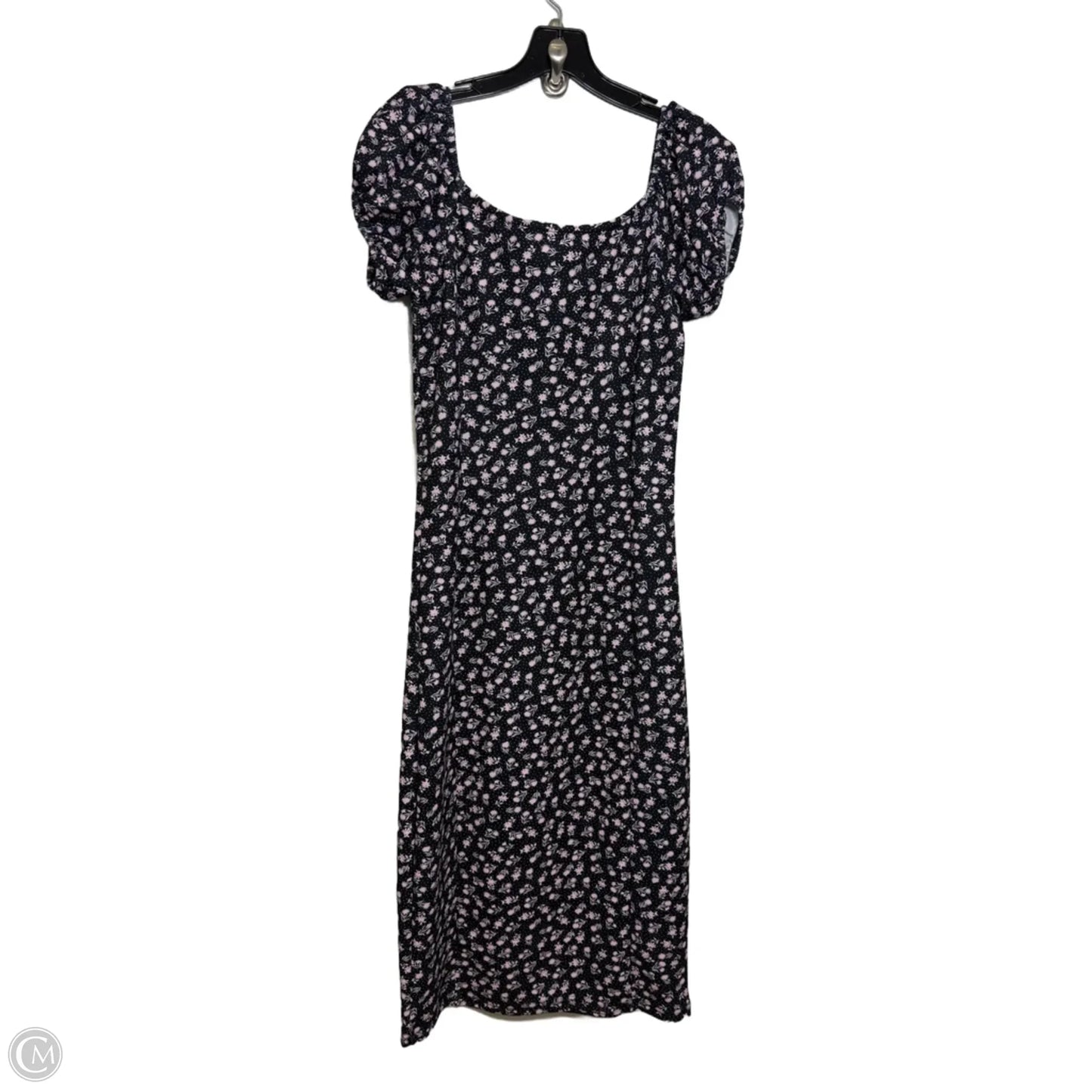 Dress Casual Midi By Betsey Johnson In Floral Print, Size: M