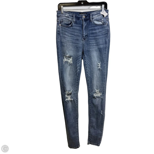 Jeans Skinny By Judy Blue In Blue Denim, Size: 8
