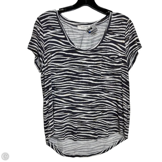 Top Sleeveless By Mustard Seed In Zebra Print, Size: M
