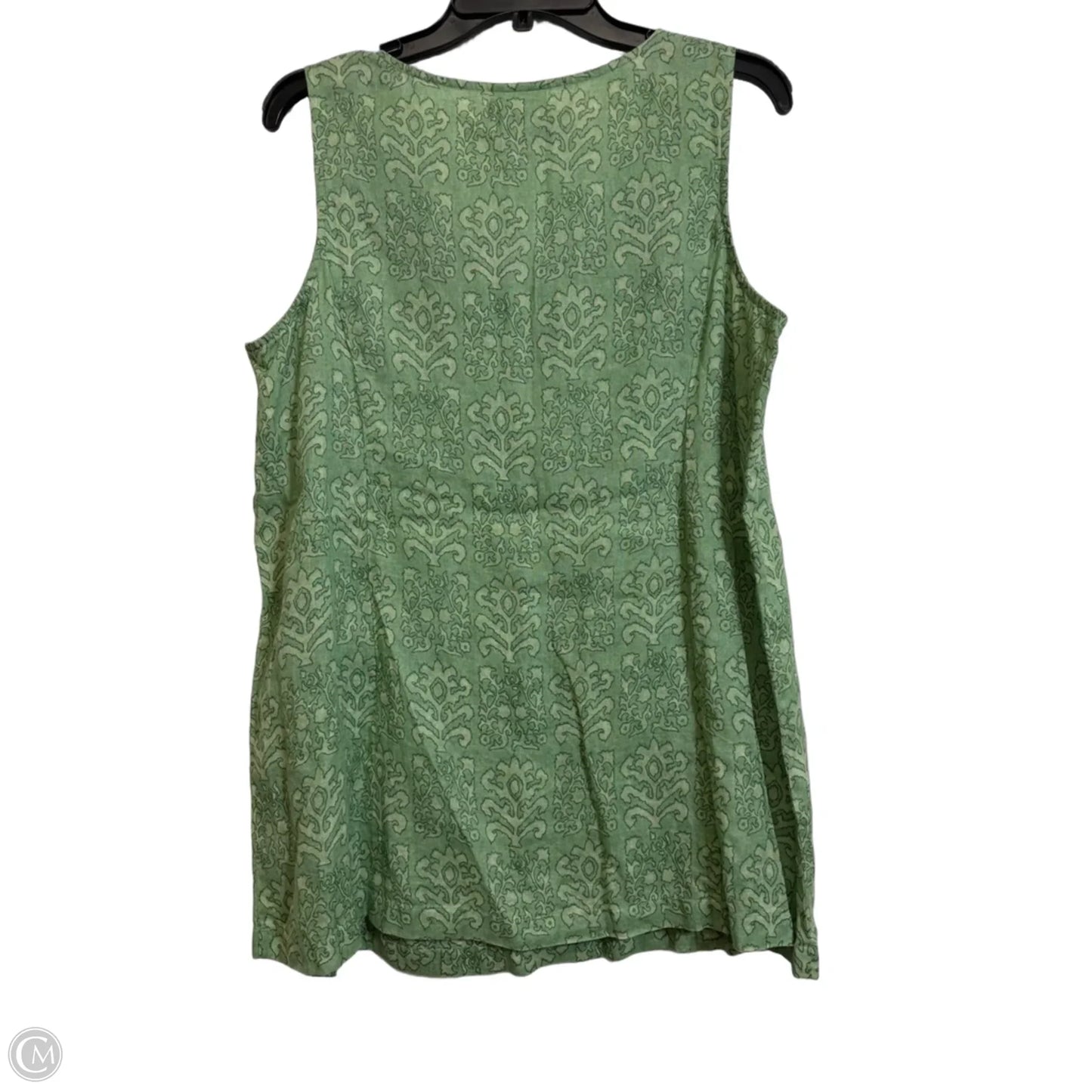 Top Sleeveless By J. Jill In Green, Size: L