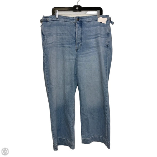 Jeans Wide Leg By Point Sur In Blue Denim, Size: 12