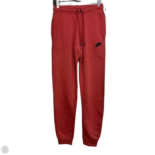 Athletic Leggings By Nike Apparel In Coral, Size: Xs