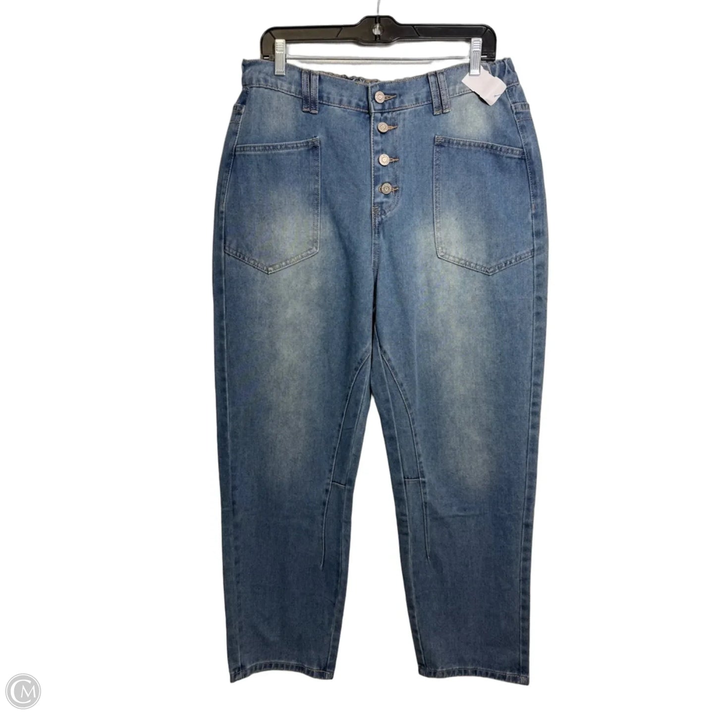 Jeans Wide Leg By Clothes Mentor In Blue, Size: Xl