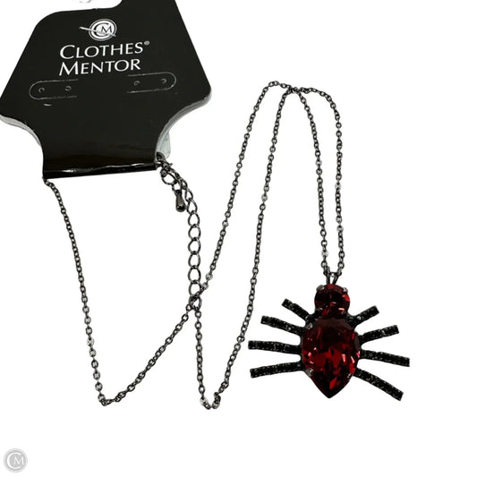 Spider Necklace Pendant By Clothes Mentor