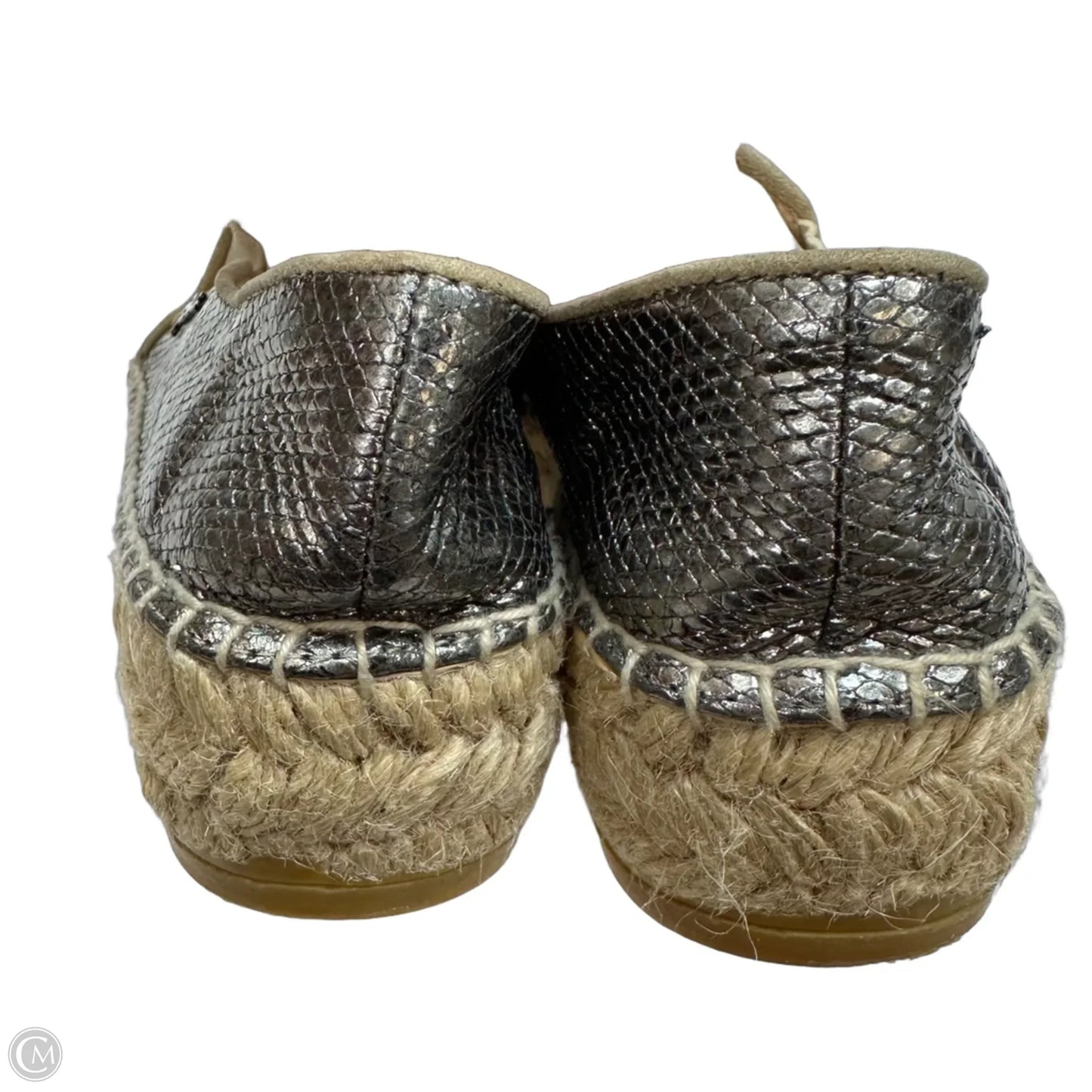 Shoes Designer By Longchamp In Silver, Size: 7
